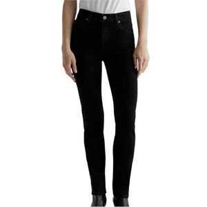 Rude Jeans Womens 28 Black Skinny Stretch Denim Mid Rise Classic Fit Pants